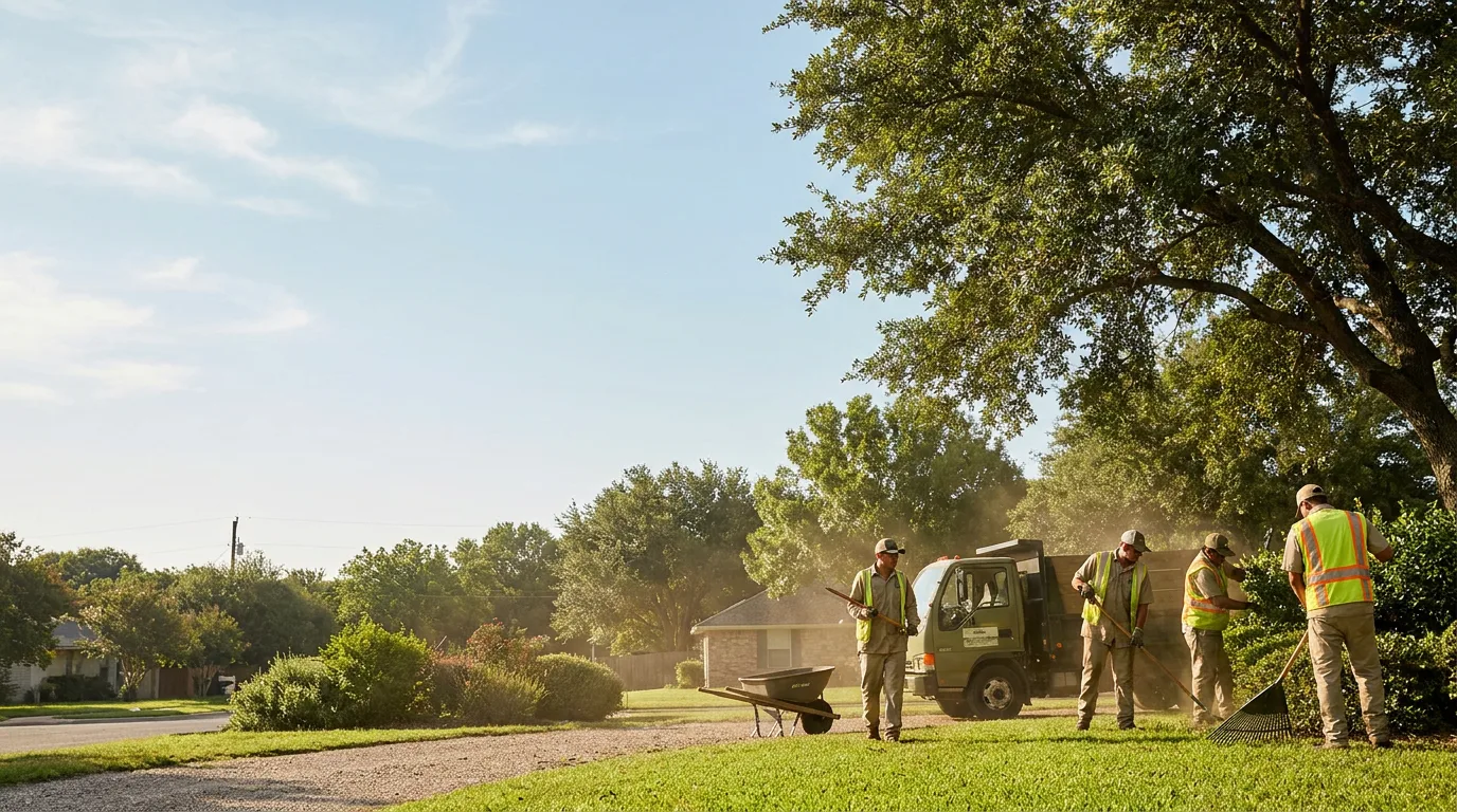 Landscaping in Santa Anna, TX near me